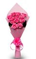 12 Pink Roses by FNP Flowers