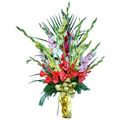 Flat Bouquet of Gladioli by Bodhi Brikshya