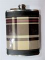 Hip Flask Full Leather Stainless Steel  (8 Oz)