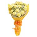 15 Yellow Carnations by FNP Flowers
