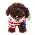 Cute American Flag Clothes Toy Poodle Plush Toy Type G