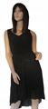 Ladies Black Sleeveless Dress  (THPR19)
