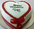 Heart Shaped Vanilla Cake From Chefs Bakery (1 KG)