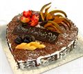 Heart Shaped Black Forest Cake From Radisson Hotel (1 KG)