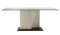 State Dining Table 180 CM Wood+Glass WT (110015719)