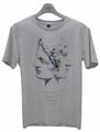 Jeans West Men's Ash Grey Greek God Printed T-Shirt (62-173064) (2065)