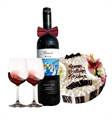 Special Red Wine & White Forest Cake Combo