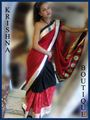 Black marun saree with fancy looks and style in georjet.(red20)