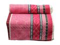 Pink Striped Bath Towel (6093)