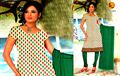 Kavita Fashion Cotton Kurtha Piece With Thread Embroidery Work (16SU231)