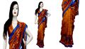 Silk Bhagalpuri Saree with Blouse piece(16SU434)