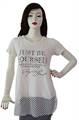 Ladies Just Be Useful Top(white)