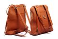 Brown Korean Leather Backpack