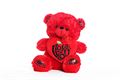 Red Teddy with I Love You Cushion