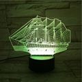 Old Ship Illusion 3D Light (183)