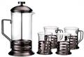French Press Set 600 ml + 4 Cups