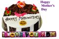 Delicious Blackforest Cake from Chefs Bakery Wid Alphabet Hand made Cookies.