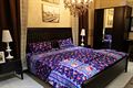 Blue Floral King Size Bedsheet Set