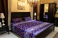Blue Floral King Size Bedsheet With Pillow Cover
