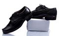 Black Leather Shoes (Size-7)