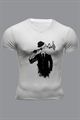 Invisible Man Printed White T-Shirt