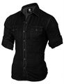 Black Denim Shirt (XL)