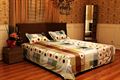 Flower Printed Bed Sheet in Multi Color-King Size