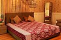 Maroon Printed Bedsheet With Pillow Cover