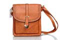 Mini Side Bag Flap with strap- Brown