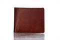 Plain Leather Wallet - Brown