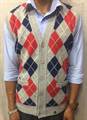 Monte Carlo Gents Sleeveless Design Front Button Sweater 