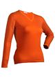 Pashmina V-Neck Sweater - Orange
