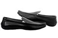 Men's Black Loafer Shoes (LO 003)