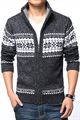 Men's Dark Grey Woolen Jacket with (MJ 015)
