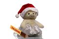Soft Toy (Teddy) with Santa Cap and Toblerone - Pkg 5