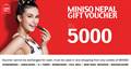 Miniso Gift Voucher worth Rs. 5,000