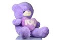 Purple Heart Teddy medium from Hallmark