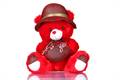 Big Red Teddy with Bag (Height 27 inches)