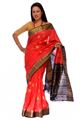 Plain Raw Silk Saree With Zari Weaved Border - SareeBYNY-1
