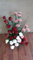 14 Rose and 18 Carnations in a Basket by FNP
