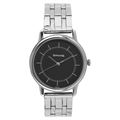 Sonata Sleek Black Dial Analog Watch for Men - 7128SM02