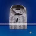 CEO Men's Light Brown Stipes Shirt - Size 38