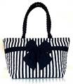 Blue & White Stripes Cotton Bag - NB52B/L-2021