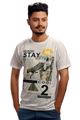Stay Cool Printed White T-Shirt