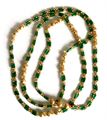 Green and Golden Potey Necklace