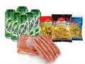 Tuborg (6 cans) with Chicken Sausage (800 gm) and 3 Haldiram Snack Items