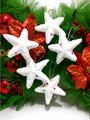 White Foam Star Ornaments