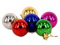 Multi Color Plastic Ball Ornaments (Large)