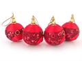 Red Design Ball Ornaments