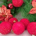 Red Foam Ball Ornaments